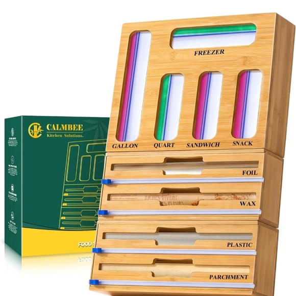 Food storage organiser wooden - Picture 4 of 7